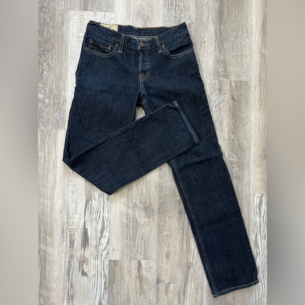Hollister slim straight, button fly, 30x32